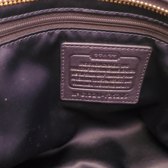 Coach Tote Purse Midnight Alexis Taylor Tote. - Picture 4 of 9